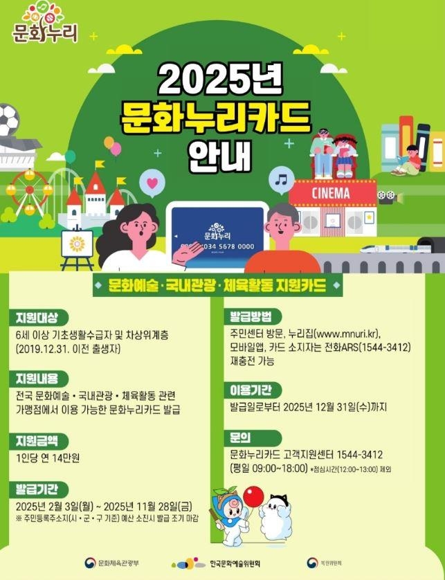 충북문화재단, 옥천군 통합문화이용권 찾아가는 발급 서비스 운영
