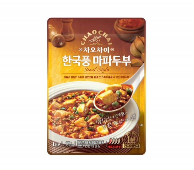 차오차이 ‘한국풍 마파두부’ 출시