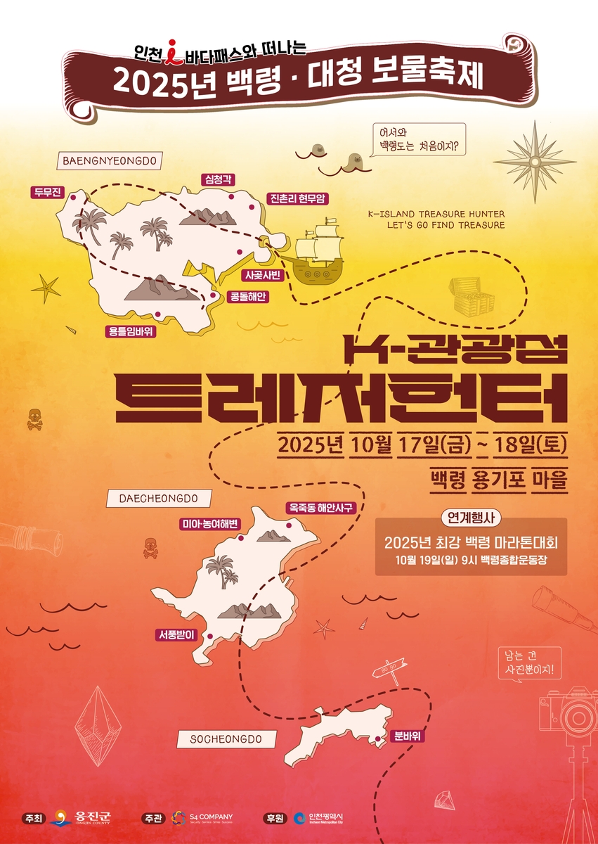 옹진군, 2025년 백령대청 보물축제 개최