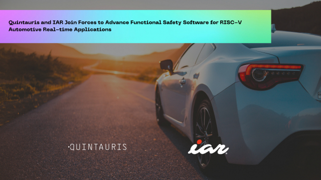IAR, 퀸타우리스 파트너십 체결