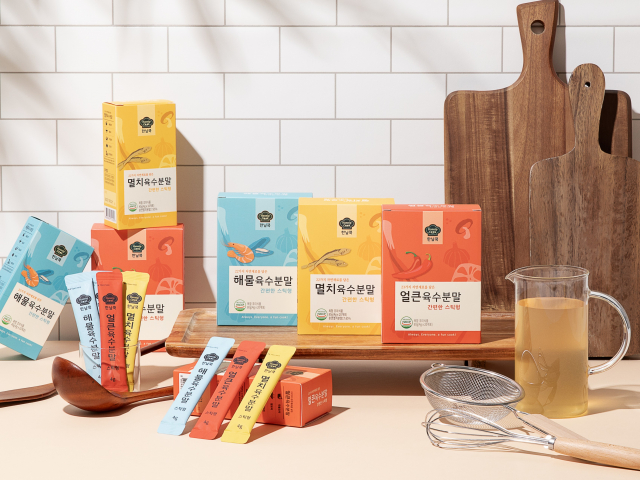 한닢쿡 육수분말스틱 3종